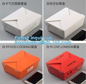 Custom Disposable Brown Food Packaging Container Kraft Paper Take Out Lunch Boxes,design disposable food takeaway kraft