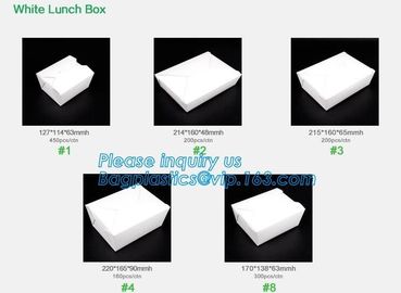 Wholesale disposable bento box kraft paper lunch packaging box,Kraft Paper Fast Food Lunch Box With Printing bageasepac