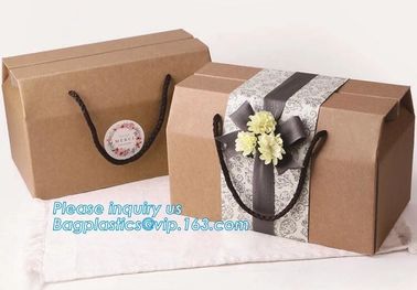 economy Cupcake Box White Window Cake Box customized Wedding Cake Box,6inch in stock PET Plastic Clear birthday Cake Box