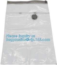 vacuum seal storage bags for down jacket coats, hand rolling vacuum bag for travel, Compress Vacum Packing Bag, bagplast