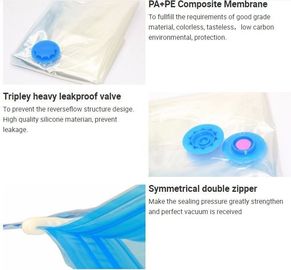 Eco-Friendly zipper industrial vacuum storage bag, zipper vacuum cleaner filter bag, zipper silicone vacuum bag, bagplas