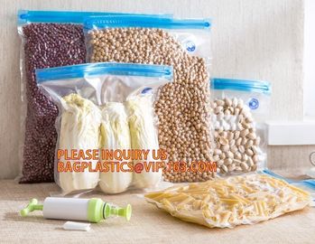 Eco- friendly Texture Vacuum Food Storage Plastic Bag Rolls Moisture Proof Vacuum Sealer Bag Rolls For Food Vacuum Food