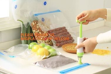 Eco- friendly Texture Vacuum Food Storage Plastic Bag Rolls Moisture Proof Vacuum Sealer Bag Rolls For Food Vacuum Food