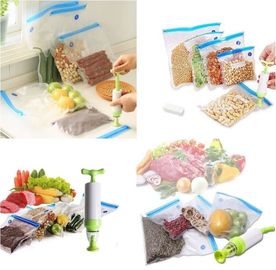 Vacuum Food Storage Bags, 2 Pack 8&quot; x 16' Vacuum Sealer Bags Rolls, vacuum pack shrink bags vacuum bags for wholesales