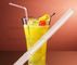 Disposable Paper Straws Pure white Drinking Straws party straw, PLA plastic drinking straw
