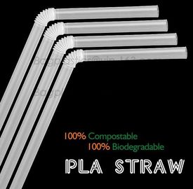 Eco-friendly straw for drinking use, 100% compostable straw, PLA folding drinking straw