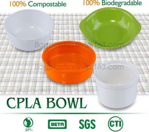 Eco-friendly freshness preservation, waterproof food containers, PLA dinner plate for restaurant use, pla food box for