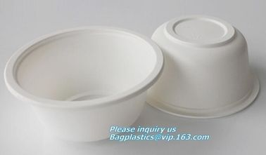 500ml sugarcane bagasse compostable disposable bowl bagasse pulp paper bowl,microwavable disposable sugarcane paper pulp