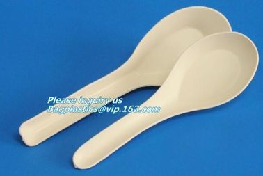 5.5 inch BPA FREE Spork Biodegradable Plastic PLA Fork Spoon Combination Corn Starch Compostable Disposable bagplastics