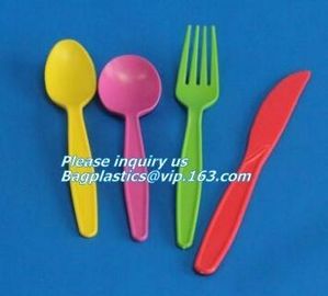 5.5 inch BPA FREE Spork Biodegradable Plastic PLA Fork Spoon Combination Corn Starch Compostable Disposable bagplastics