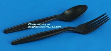 5.5 inch BPA FREE Spork Biodegradable Plastic PLA Fork Spoon Combination Corn Starch Compostable Disposable bagplastics