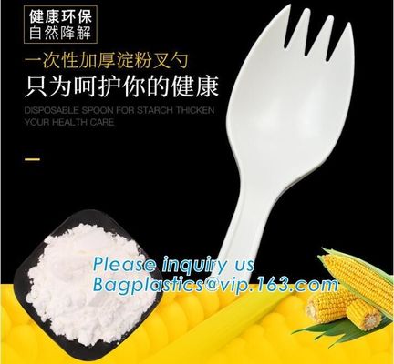 biodegradable compostable CPLA cutlery dinnerware tableware,PLA compostable cultery,cultery/spoon/fork/knife,bagease pac