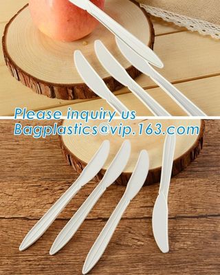 Biodegradable disposable Stirrer cutlery eco friendly,disposable CPLA Compostable cutlery,Corn Starch Coffee Stirrer