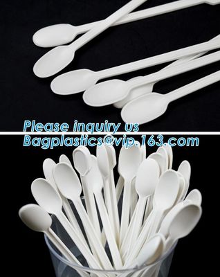 Biodegradable disposable Stirrer cutlery eco friendly,disposable CPLA Compostable cutlery,Corn Starch Coffee Stirrer