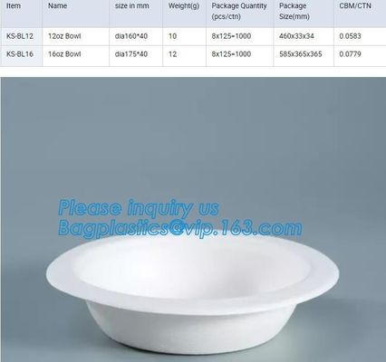 450ml 16oz Microwave Freezer Safe biodegradable corn starch bowl,Environmentally friendly degradable 350ml corn starch r