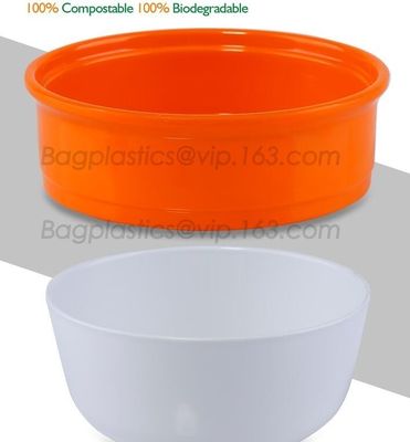 PLA unique clear fruit salad bowl,FDA SGS certificated disposable biodegradable CPLA coffee stirrer for paper cups pac