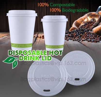 Eco-Friendly Biodegradable Cornstarch CPLA Cups,FDA SGS certificated disposable biodegradable CPLA coffee stirrer for pa