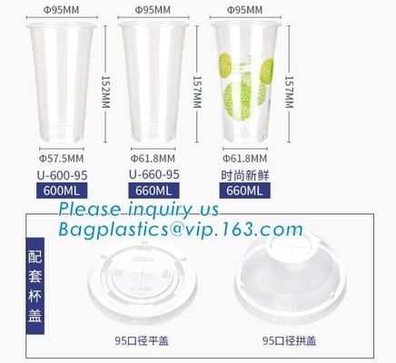 100% biodegradable and compostable CPLA cup lids,6oz Eco Pulp Plastic Coffee Yogurt Cup Lid,CPLA Disposable packaging th