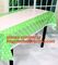 10Pcs Pack Waterproof Rectangle 137cm x 274cm Table Cover Tablecloth Plastic Tablecover For Wedding Patry Event Decorati