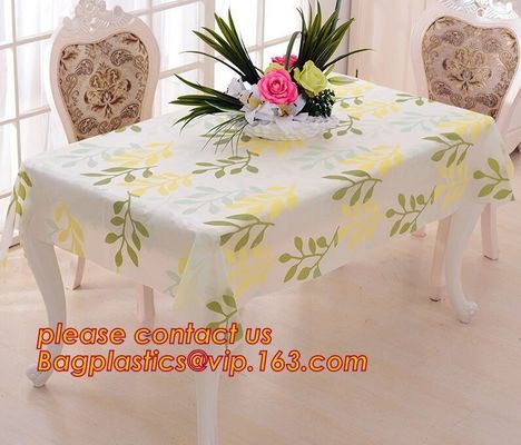 Table cloth PVC non-woven cloth waterproof cloth mat oil proof plastic tablecloth table clothdigital printed printed pvc