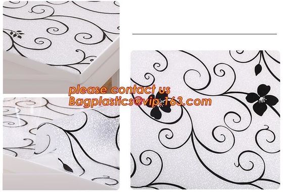 Custom transparent tablecloth soft plastic tablecloth waterproof and oil proof, PVC waterproof soft glass cloth mat Plas