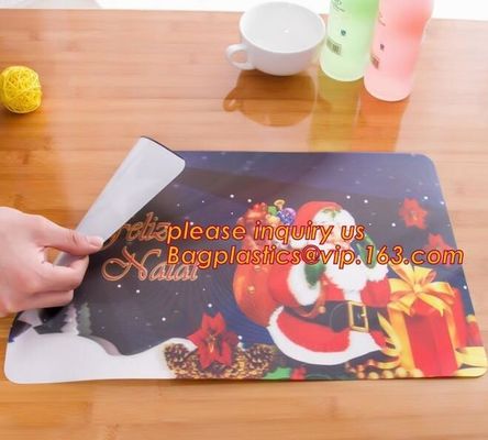 Top quality factory price durable anti-slip pvc plastic colorful round hollow-out mesh placemat table mat for restaurant