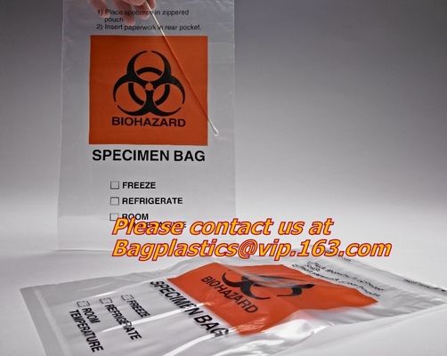 Document wallet, Clinical, Specimen bags, autoclavable bags, sacks, Cytotoxic Waste Bags