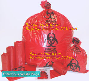 infectious biohazard bags, Clinical supplies, biohazard,Specimen bags, autoclavable bags, sacks, Cytotoxic Waste Bags