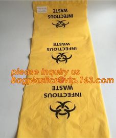 Extra large capacity biohazard drawtape trash bag interleaf coreless roll plastic garbage bag for hospital use, Industri