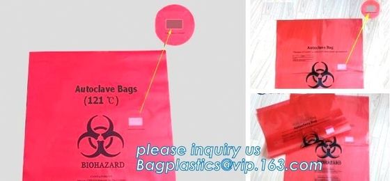 Autoclave Bag/Medical Autoclave Bag/Autoclave Specimen Bag, blood bags, Plastic Zip lockk medical bags/biohazard plastic b