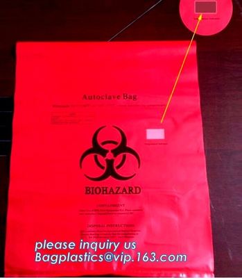 Autoclave Bag/Medical Autoclave Bag/Autoclave Specimen Bag, blood bags, Plastic Zip lockk medical bags/biohazard plastic b