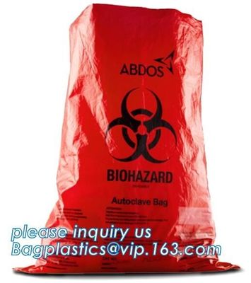 Autoclave Bag/Medical Autoclave Bag/Autoclave Specimen Bag, blood bags, Plastic Zip lockk medical bags/biohazard plastic b