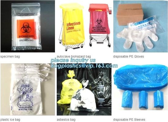 infectious medical waste disposal plastic bag, plastic clinical waste bag, medical waste bag biohazard bag, bagease