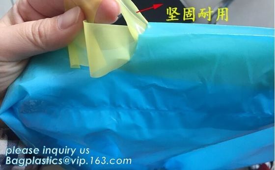 Customized HDPE t-shirt plastic garbage bags for medical disposal yellow biohazard medical waste bag, bagplastics, bagpa