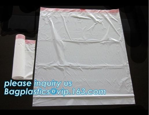 Hdpe/ldpe Drawstring Type Biohazard Waste Garbage Bag, drawstring biohazard garbage waste bag, BAGPLASTICS, BAGEASE PAC