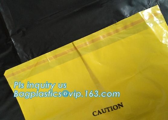 LDPE Specimen Biohazard Bag/Zip lockk bag with pocket, Disposable Endoscopic Specimen Retrieval Bags/Medical Biohazard Spe