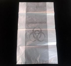 Disposable biodegradable Biohazard garbage bag, infectious emergency autoclavable biohazard bag on roll, bagplastics, pa