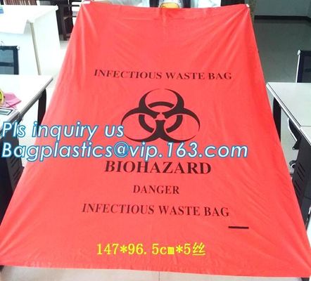 Yellow infectious medical waste disposal plastic bag Biohazard garbage bags, Yellow Waste Bag Disposable Bags For Medica