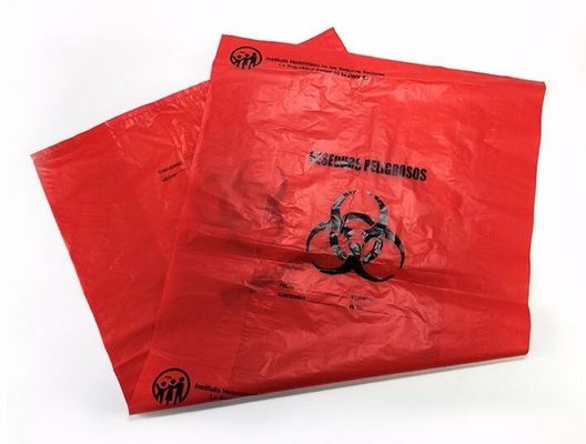 Custom 100% OXO-Biodegradable Medical Waste Garbage Bags Infections Linens Waste Bags, Medical Waste Garbage Bags Infect