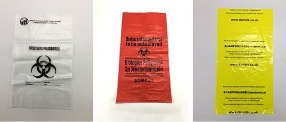 Custom 100% OXO-Biodegradable Medical Waste Garbage Bags Infections Linens Waste Bags, Medical Waste Garbage Bags Infect