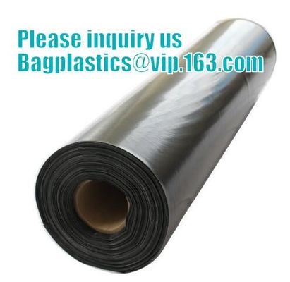 150 170 175 180 200 250 micron heavy duty clear plastic poly sheeting for construction or agriculture, bagplastics, bage