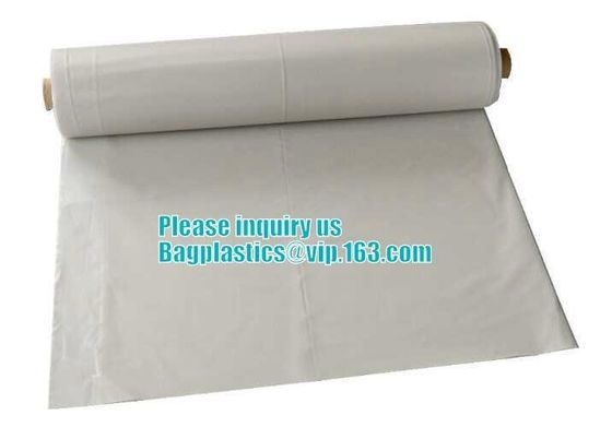 Clear Plastic wrapping Sheeting roll, Low density polyethylene film plastic sheeting for construction industry, bagease