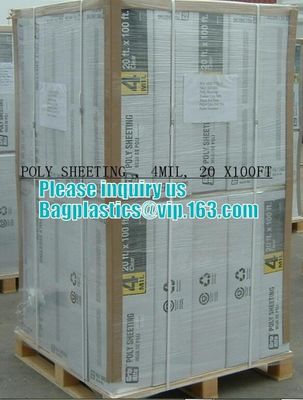 clear plastic sheeting rolls hdpe clear film scrap, Professional China Plastic Sheeting Drop Cloth, plastic dust sheet f