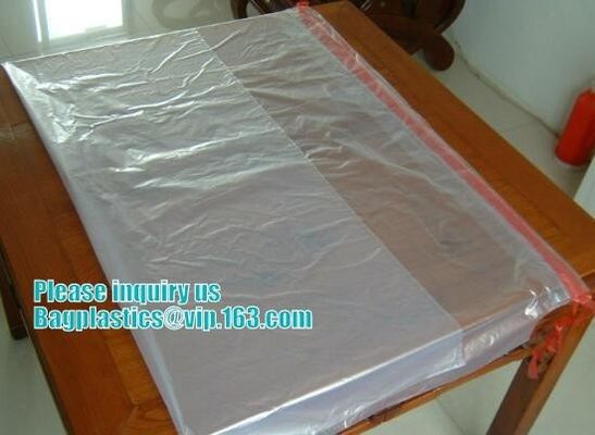 industry waste clear asbestos bags, Sell clear plastic asbestos rubbish bags with red printing, Strong LDPE Material Asb