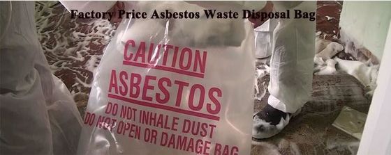 polyethylene disposal asbestos bag 33&quot; X 50&quot; X 6mil, Asbestos waste polyethylene disposal bag, Disposal Plastic Bag for