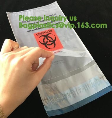 Bio-Medical Hazardous waste,Bio-hazard Specimen Bag 6″ X 9″ Printed English Medical Mart,Biological Waste Management and