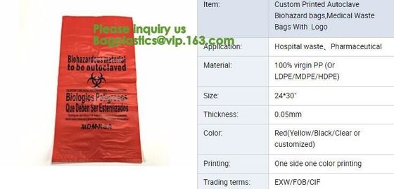 Biological Waste Disposal | Environmental Health &amp; Safety,Aerohazard Biological Hazard Bag 240x160mm bagease bagplastics