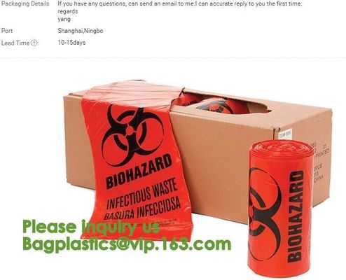 Biological Waste Disposal | Environmental Health &amp; Safety,Aerohazard Biological Hazard Bag 240x160mm bagease bagplastics