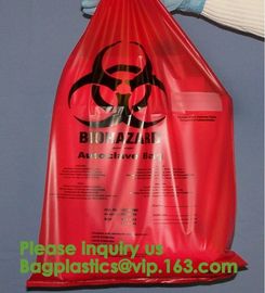 Aerohazard Biological Hazard Bag 240x160mm,Red Medical Waste Disposal Bags | US Bio-Clean,Biohazard Bags - Biohazard Dis