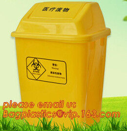 BIOHAZARD WASTE CONTAINERS, PLASTIC STORAGE BOX, MEDICAL TOOL BOX, SHARP CONTAINER, SAFETY BOX, Disposable Hospital Bioh